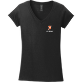 Midd North Hockey Softstyle Ladies Fit V-Neck T-Shirt