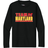 Team Maryland Youth Cooling Performance Long Sleeve Tee