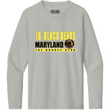 MD Jr. Black Bears Youth Cooling Performance Long Sleeve Tee