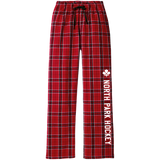 North Park Hockey Women's Flannel Plaid Pant