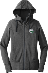 Woodbridge Wolfpack New Era Ladies Tri-Blend Fleece Full-Zip Hoodie