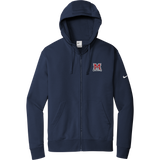 Jr. Mounties Nike Club Fleece Sleeve Swoosh Full-Zip Hoodie