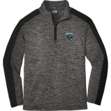 Kensington Valley Raiders Youth PosiCharge Electric Heather Colorblock 1/4-Zip Pullover